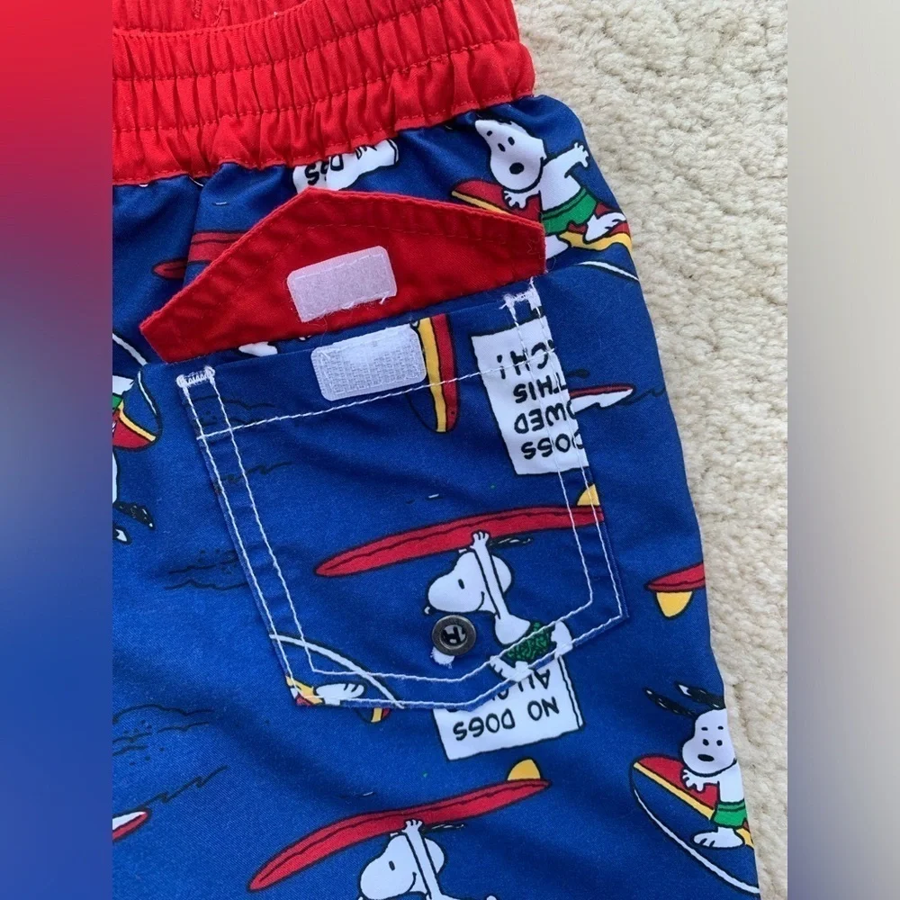 Hanna Andersson Size 90, 3, Snoopy Swim Trunks